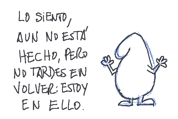 Aun no esta hecho
